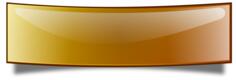 Glossy bended banner vector image