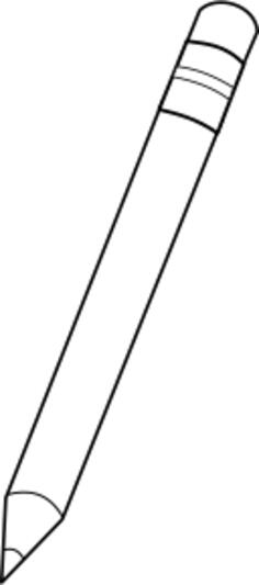Crayon pen vector image