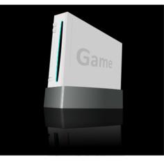 Game console vector illustration