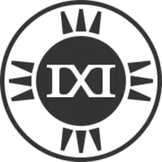 Fictional brand logo vector drawing