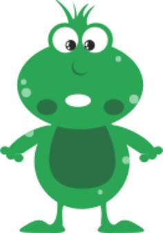 Comic kero man vector image