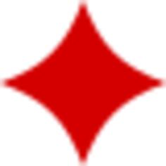 Playing card diamonds sign