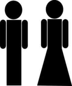 Toilet sign vector illustration