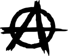 Anarchy sign vector image