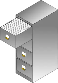 File cabinet vector graphics