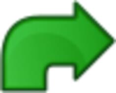 Go right icon vector drawing