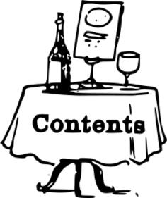 Restaurant table vector drawing