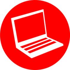 Laptop vector icon