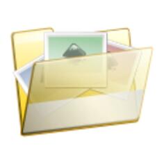Photos folder vector image