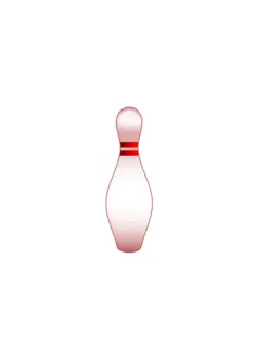 Bowling pin vector illustration