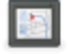 Car navigation system vector illustration