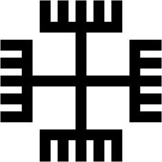 Hands of God vector symbol
