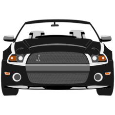Vector image of sport car
