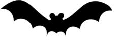 Bat vector silhouette