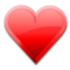 Heart icon vector image