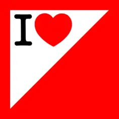 I love orienteering vector image