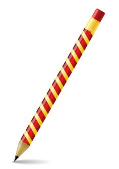 Pencil vector clip art