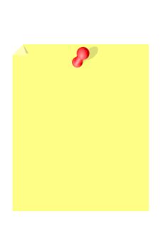 Post it note vector image