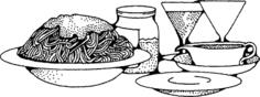 Spaghetti vector clip art