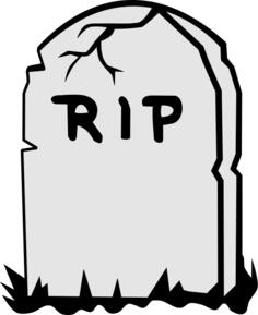 Headstone vector image