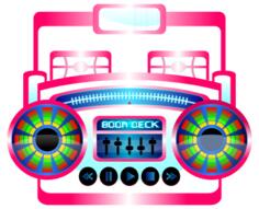 Boom Box Vector Graphics