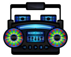 Boombox vector clip art