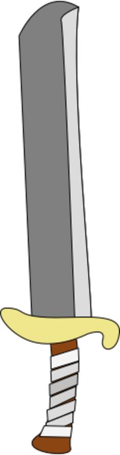 Sword vector clip art