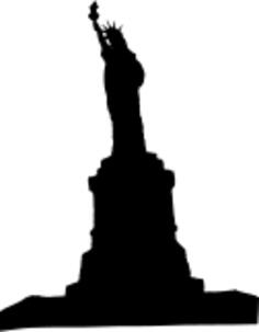 Vector illustration of Statue of Liberty