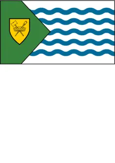 Flag of the city of Vancouver vector clip art
