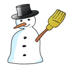 Snowman vector image