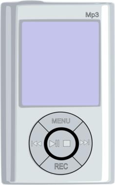 MP3 player vector illustration