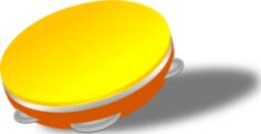 Vector illustration of hand drum