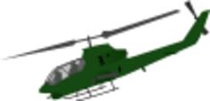 Helicopter vector image