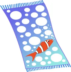Towel vector illustration