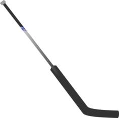 Goalie hockey stick vector image