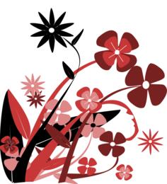 Spring flowers vector image