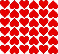 Vector clip art of hearts