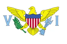 Flag of US Virgin Islands vector illustration