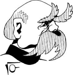 Vector illustration of Otto von Bismarck