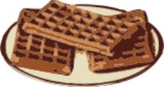 Waffles vector graphics
