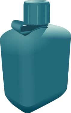 Vector clip art of canister