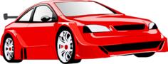 Vector graphics of a sports vehicle