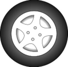 Wheel vector graphics