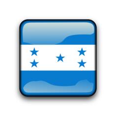 Honduras flag button