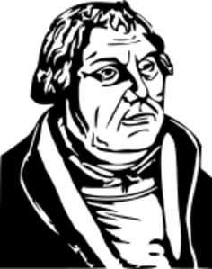 Vector illustration of Martin Luther