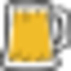 Vector illustration of beer mug full of beer