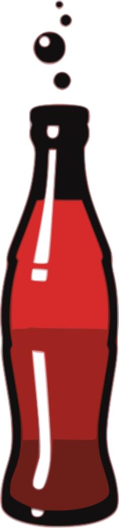 Bottle of soda drink vector graphics
