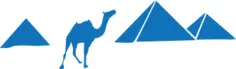 Vector illustration of pyramids