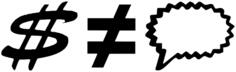 Dollar sign and speech balloon vector
