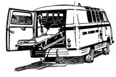 Ambulance car vector image